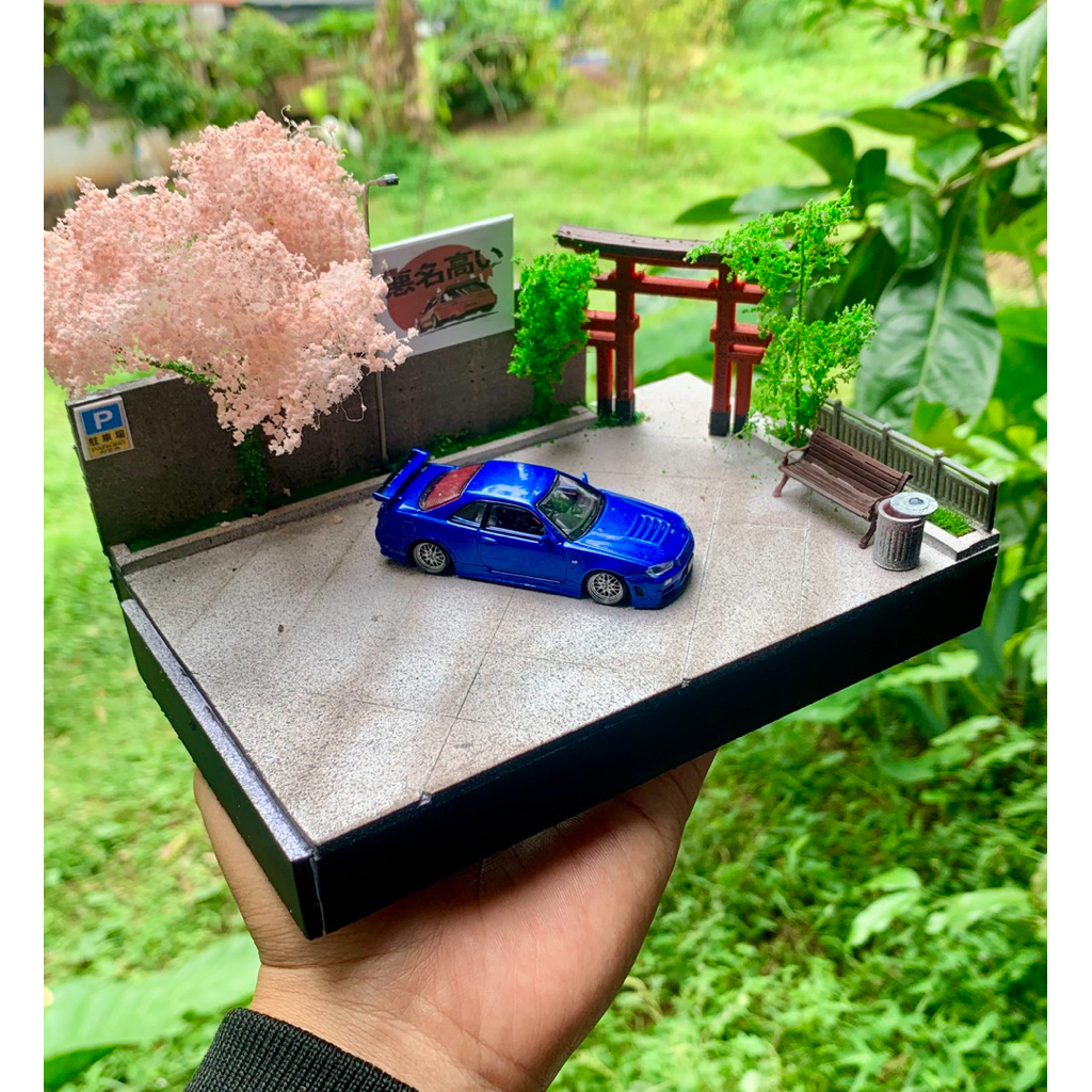Diorama parkiran jepang