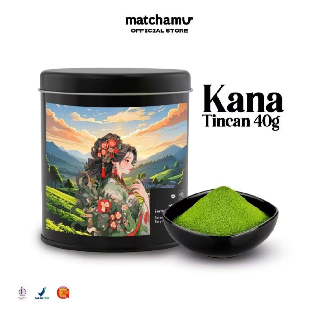 

Matchamu Kana Tin Can 40g Matcha Ceremonial Umami