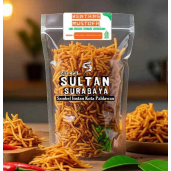 

(NARA MEOW) SANJI KENTANG MUSTOFA PREMIUM KEMASAN INCIP POUCH ISI 35 GRAM BY SAMBEL SULTAN SURABAYA