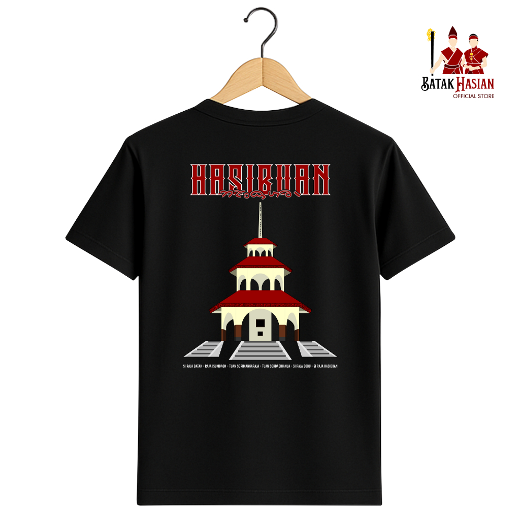 HASIBUAN - Kaos Marga Batak  - Katun premium 100% - BIOWASH (Tidak berbulu) - Sangat Nyaman -  Batak