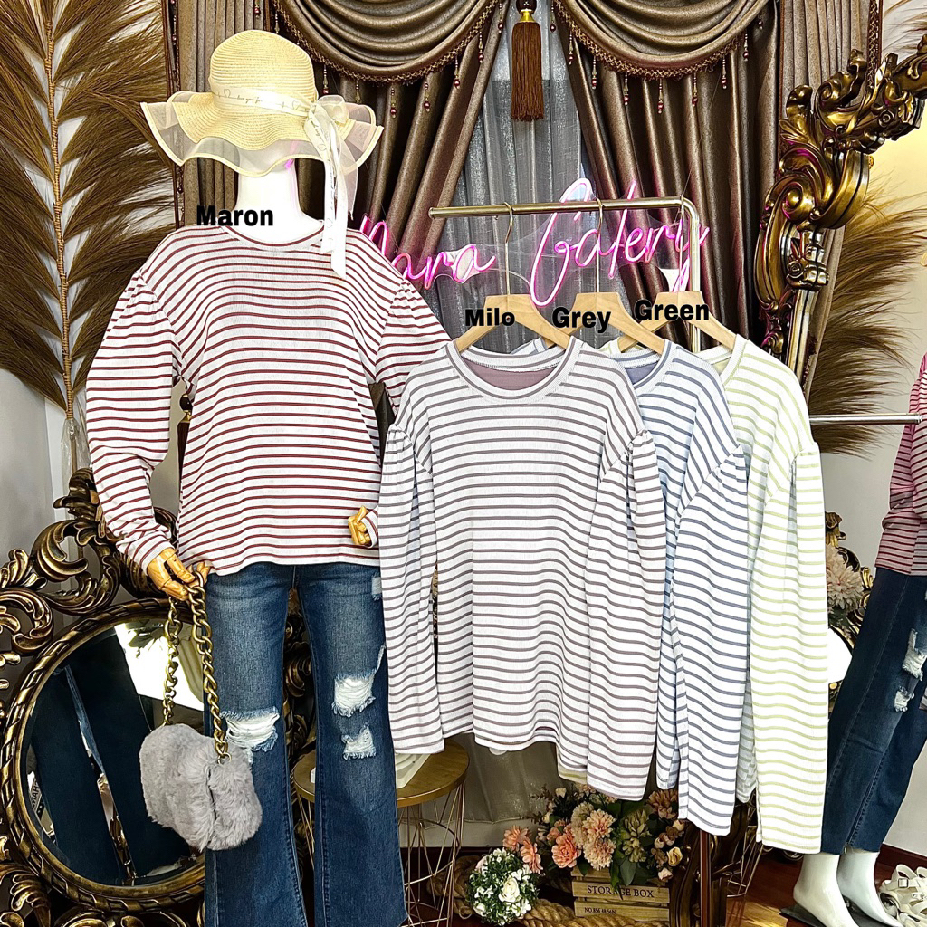 Nara T-shirt Stripe Oversize