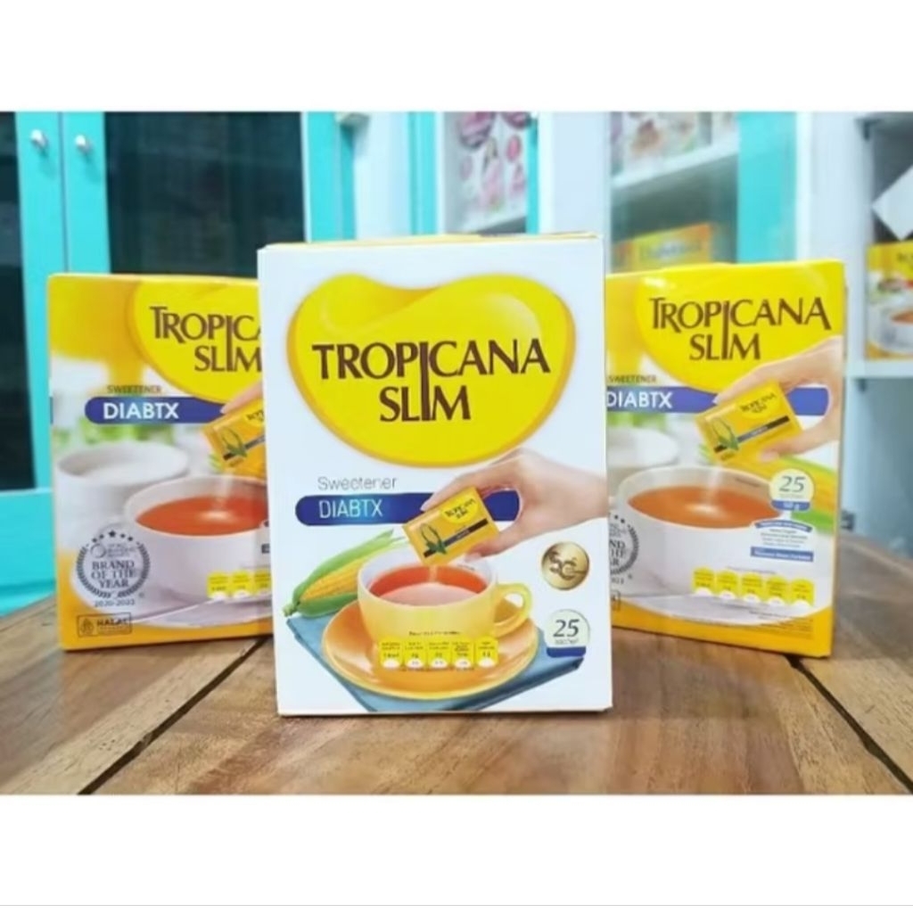 

Tropicana Slim Sweetener Classic 50 Sachet -Pemanis untuk Bantu Batasi Gula