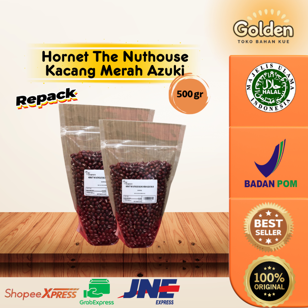 

Hornet The Nuthouse Kacang Merah Azuki 500 gr