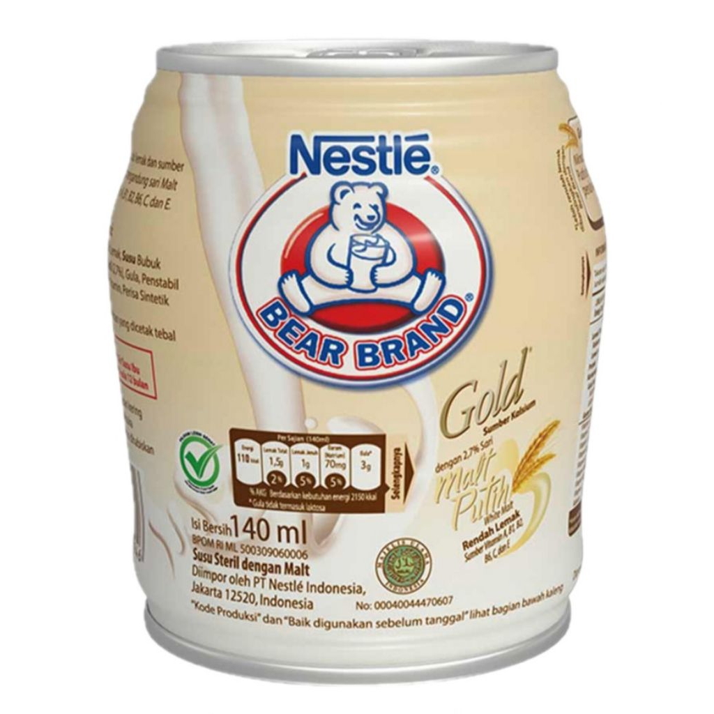 

[ 6 Pcs ] Nestle Susu Steril Gold 140ml / Malt Putih / Teh Putih