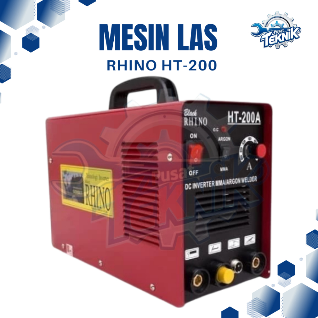MESIN LAS ARGON RHINO HT-200 / TRAFO LAS TIG -200A MESIN LAS