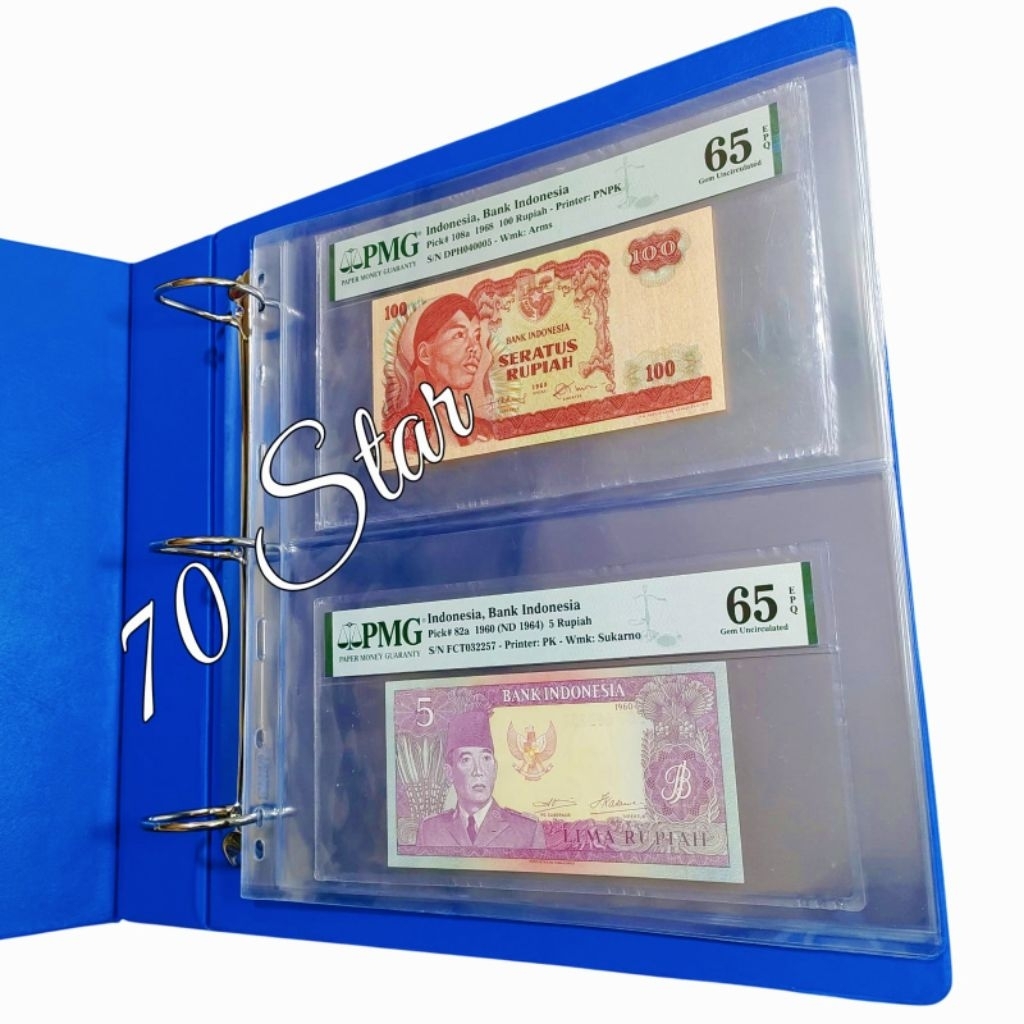 Album uang kertas PMG, Album Pmg Refil Bening Mingt