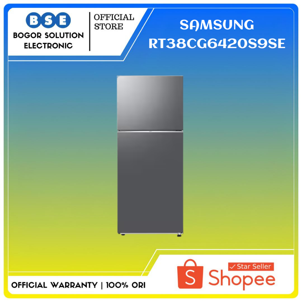 Kulkas 2 Pintu Ungkep Samsung RT38CG6420S9SE 393L RT38 Kulkas Ungkep