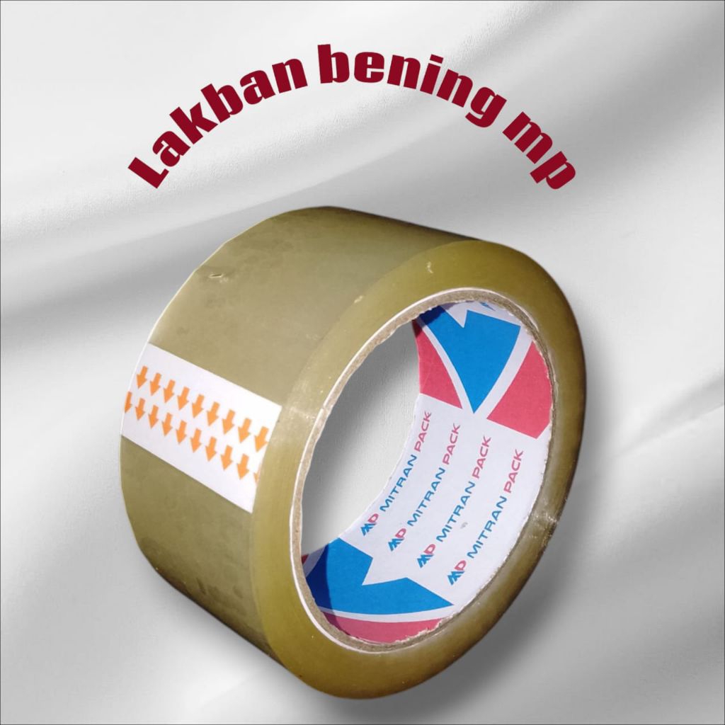 

lakban bening merek mp ukuran 45mm x 100 yard isolas