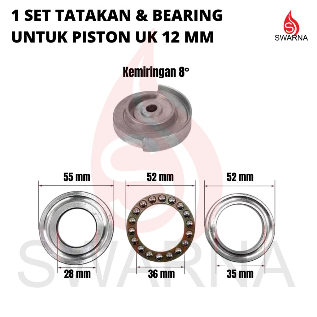 BEARING SET LAKONI, KOVA, BENZ, REAIM JET CLEANER HIGH PRESSURE