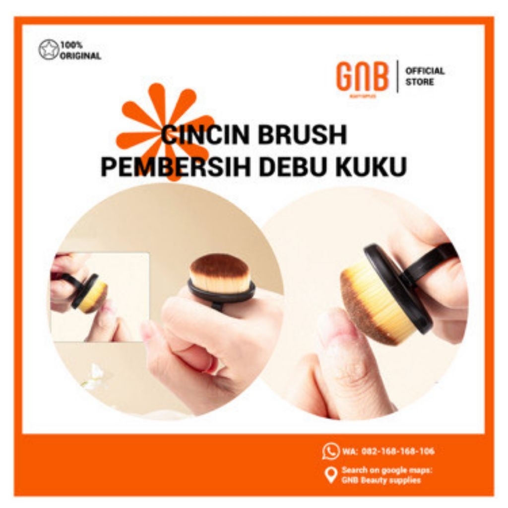 CINCIN BRUSH PEMBERSIH DEBU KUKU | cincin sikat pembersih kuku