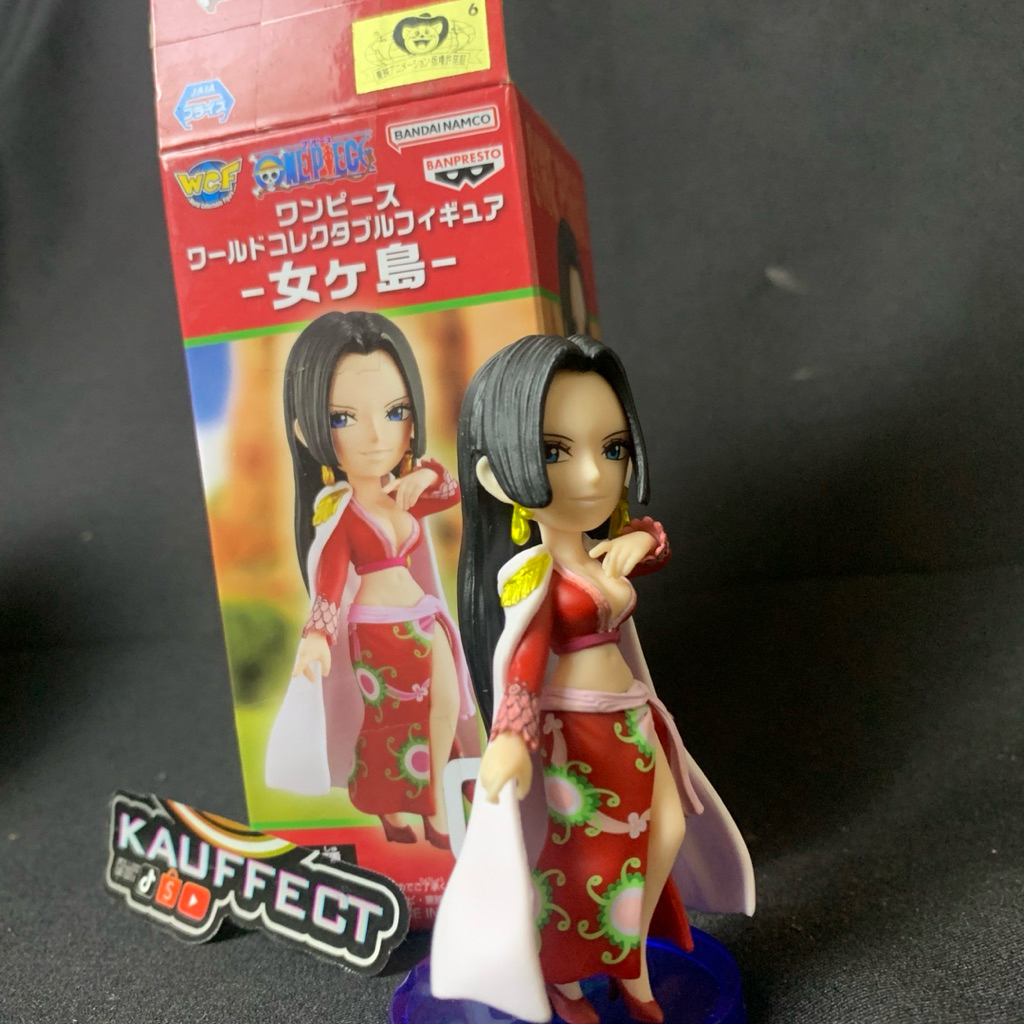 figure boa hancock wcf one piece original bandai