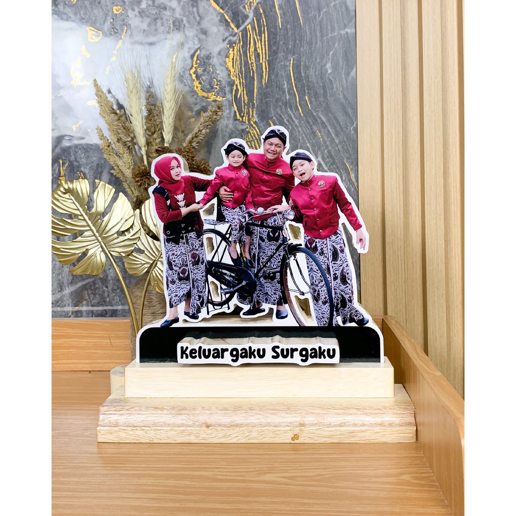 BEST SELLER Karikatur Kayu Cakrawala - Cakrawala art kado anniversarry dekorasi kamar Karikatur