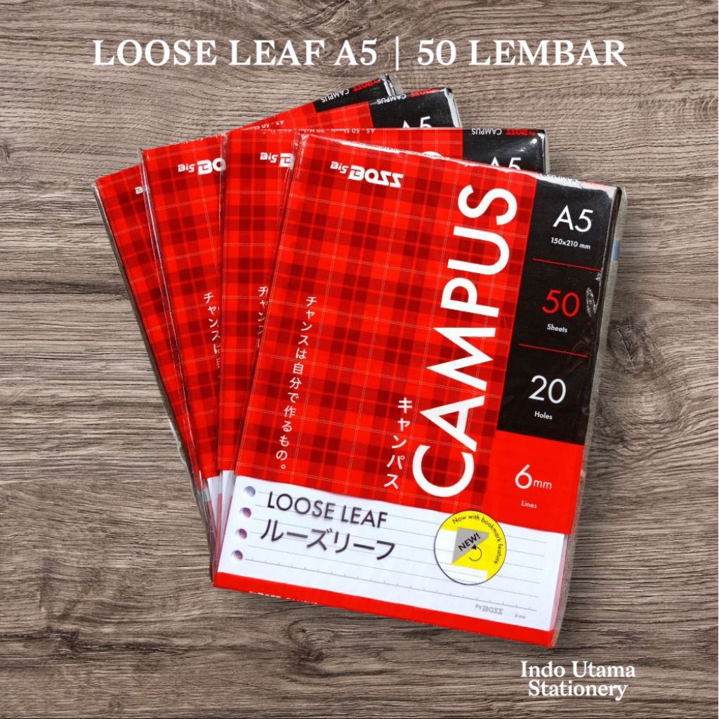 

ISI BINDER | LOOSE LEAF A5 50 LEMBAR