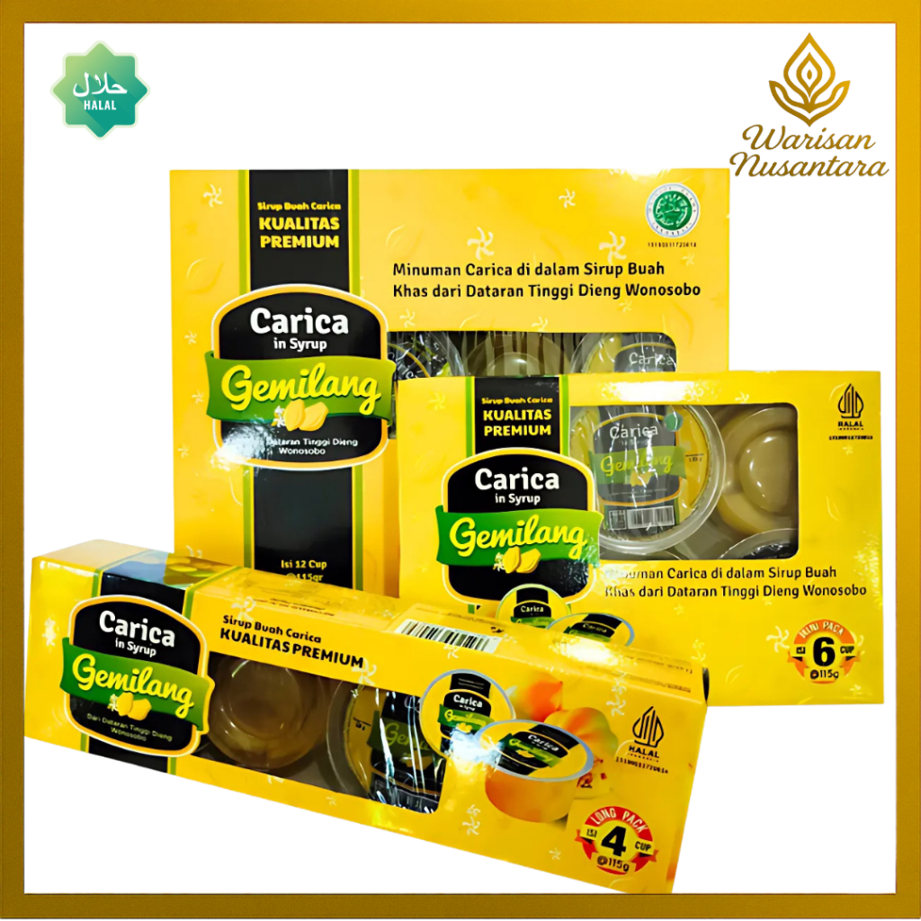 

Carica Gemilang Segar Kemasan Buah Carica Minuman Carica Pepaya Dieng Wonosobo Carica Segar