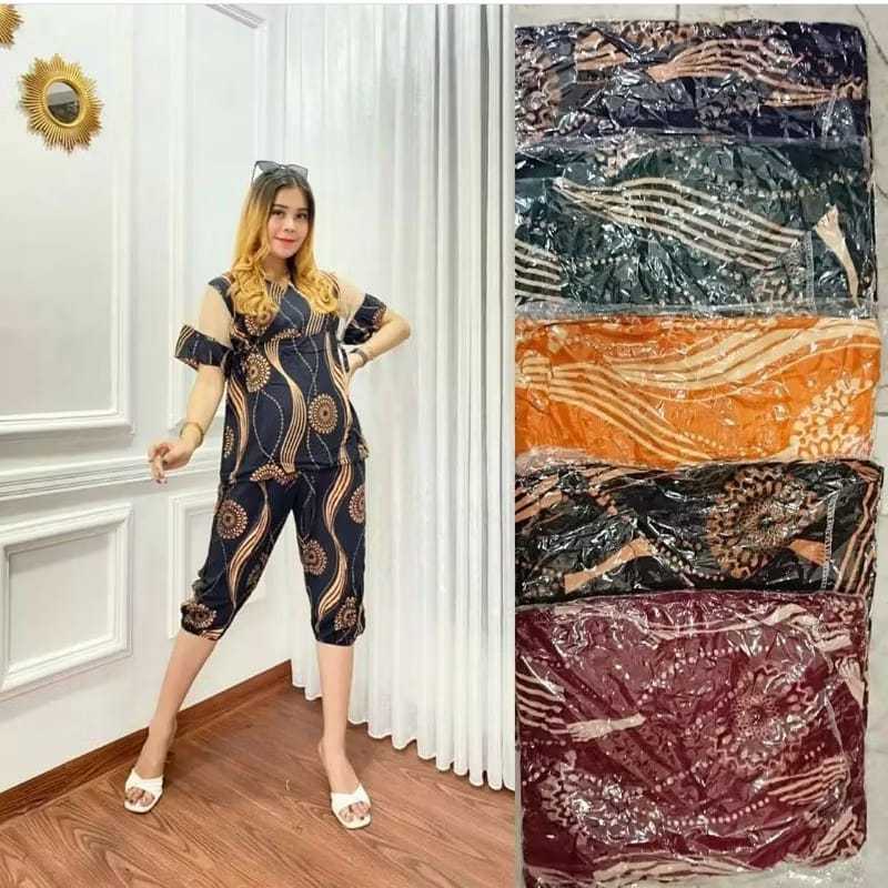 SETELAN DASTER/ SETELAN  7/8 TILE ULIR // Setelan Daster // Setelan Dewasa // Setelan Remaja // Sete