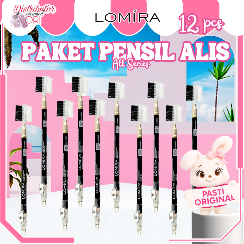 

technandaa - implora bundle hemat lusin 12pcs pensil alis 2.5gr all series distributor ori