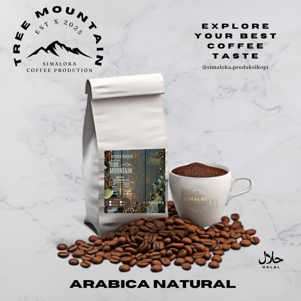 

Specialty Arabica Natural, Origin Gunung Tilu