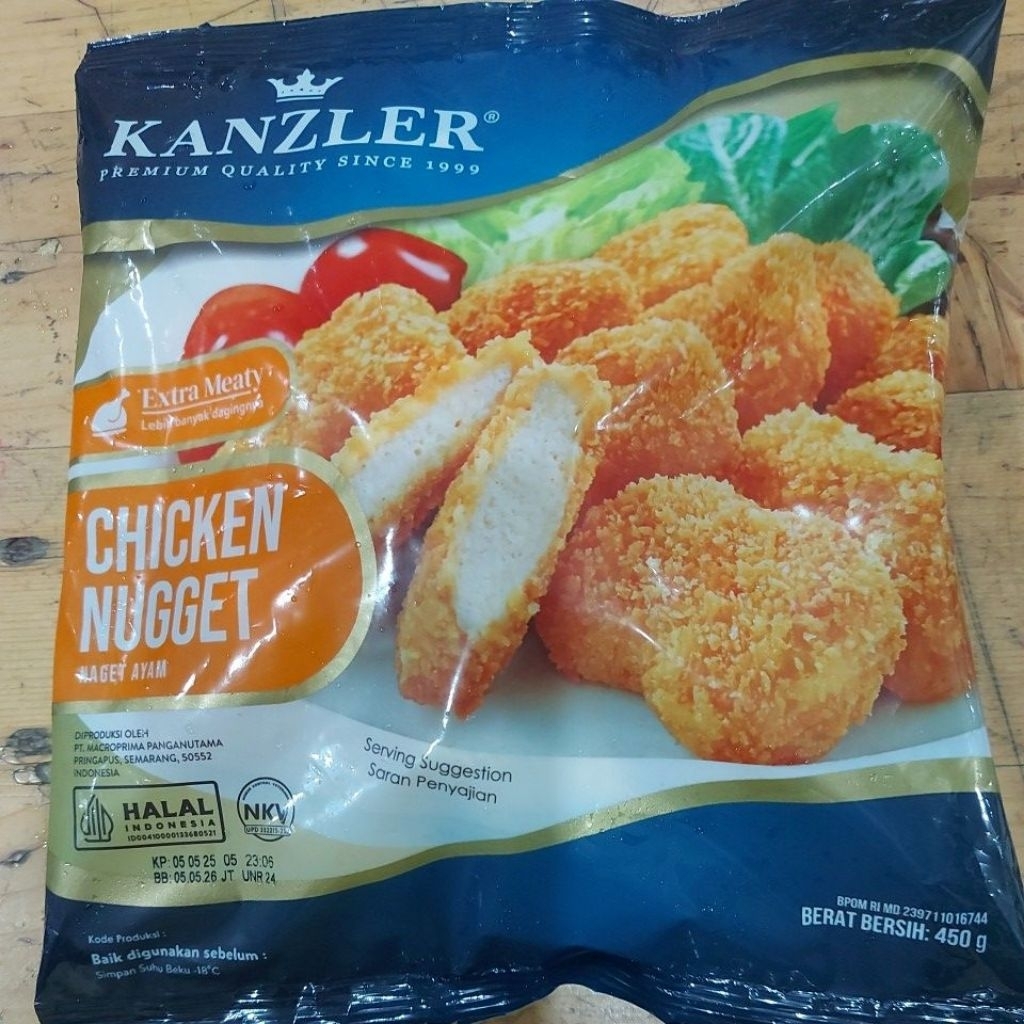 

KANZLER PREMIUM CHICKEN NUGGET 450GR
