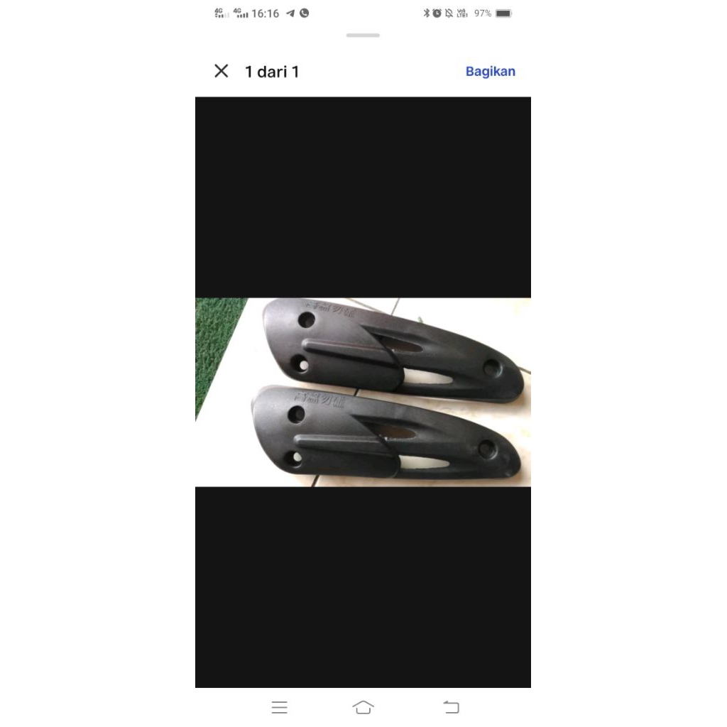 Cover Knalpot Kymco Trend, Metica, SR