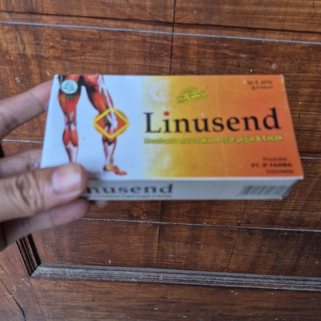 Linusend kapsul original asam urat dan pegal linu