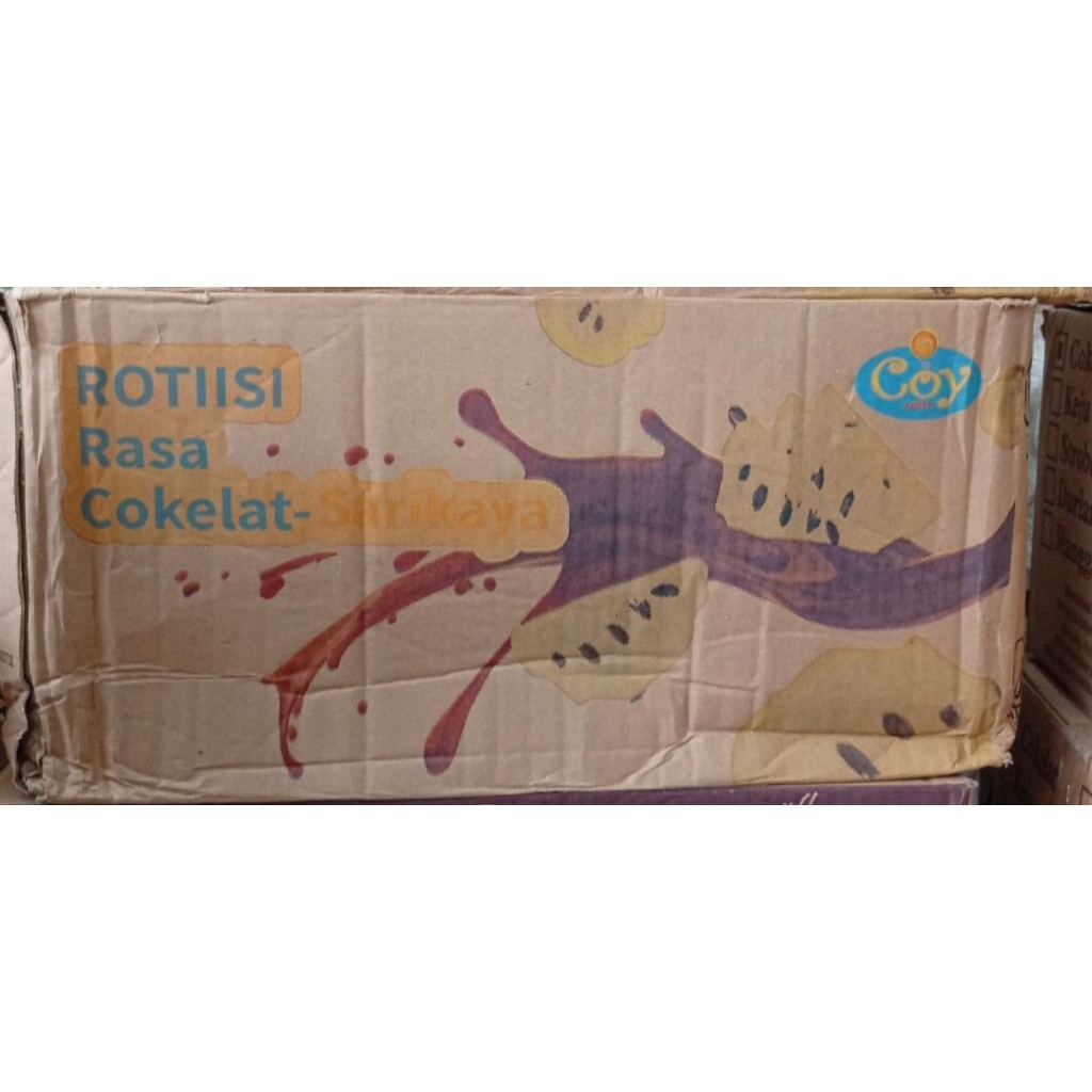 

ROTI COY DUS 2 RASA COKLAT SARIKAYA ISI 60 COY ROTI VIRAL