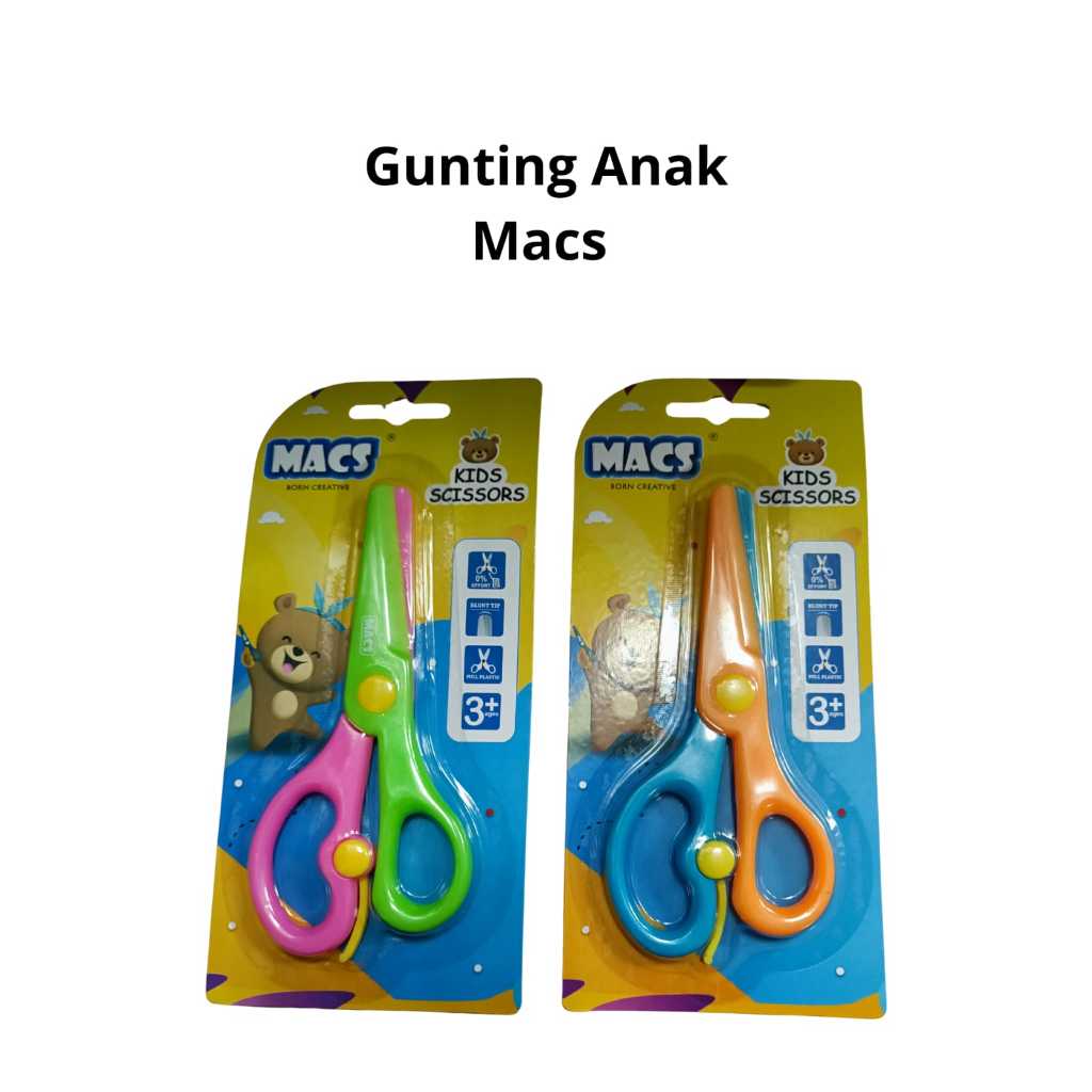 

Gunting Anak Macs Prime, Bahan Full Plastik