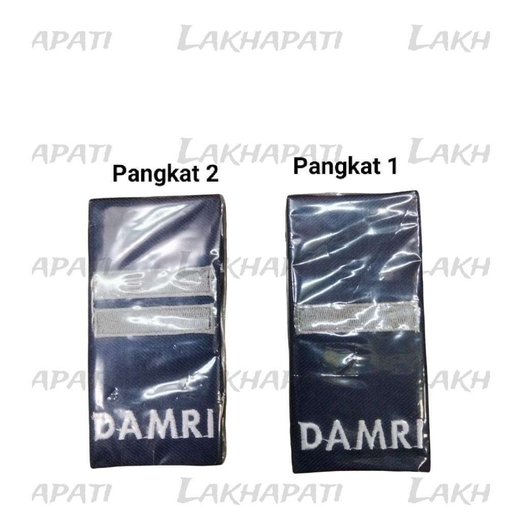 Pangkat Damri 1 & 2 , Satu pasang pangkat damri Balok 1 dan 2
