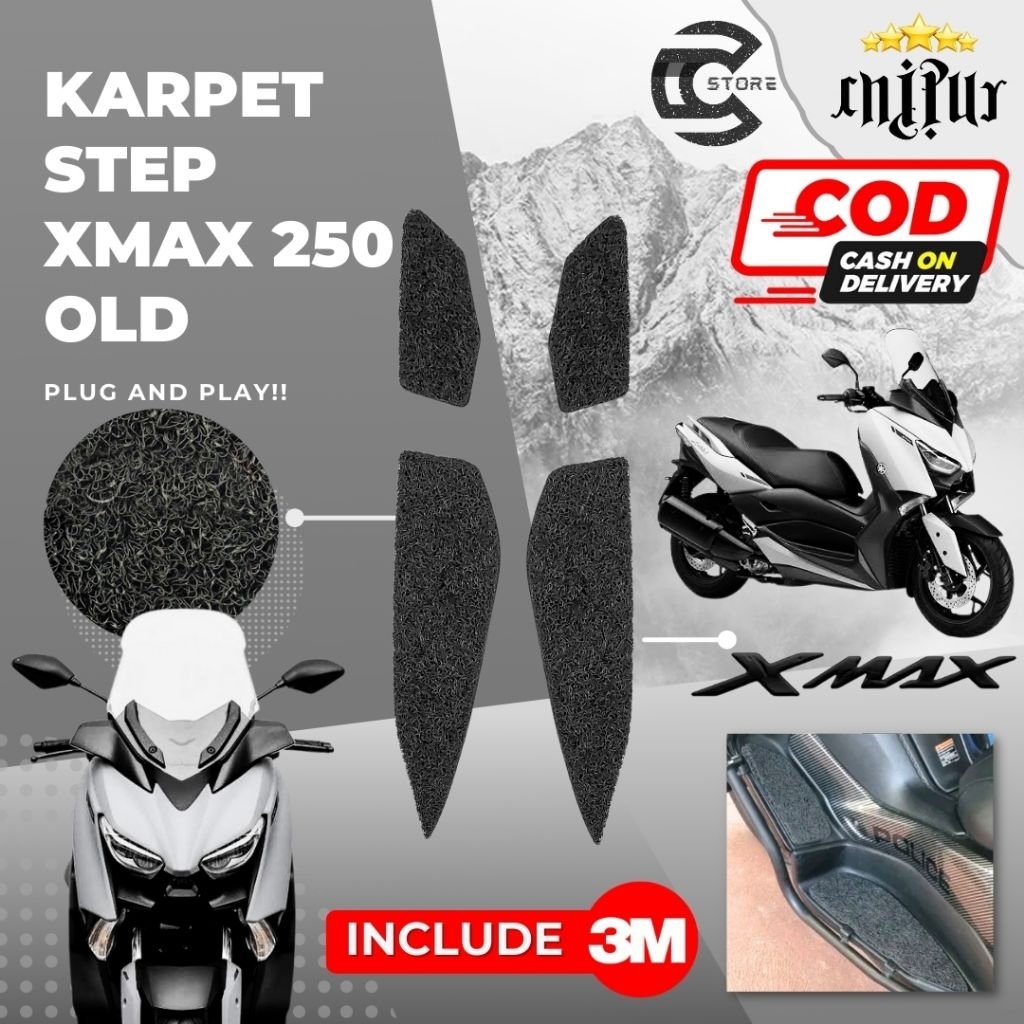 Karpet Xmax 250 / Karpet Mie Xmax 250 / Bordes Xmax 250 / Karpet Yamaha Xmax / Step Floor Xmax 250