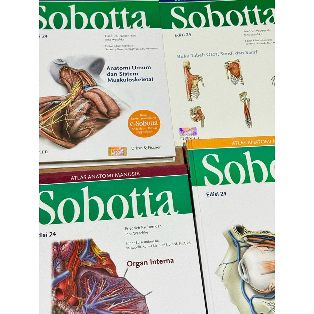 preloved sobotta edisi 24 atlas anatomi manusia