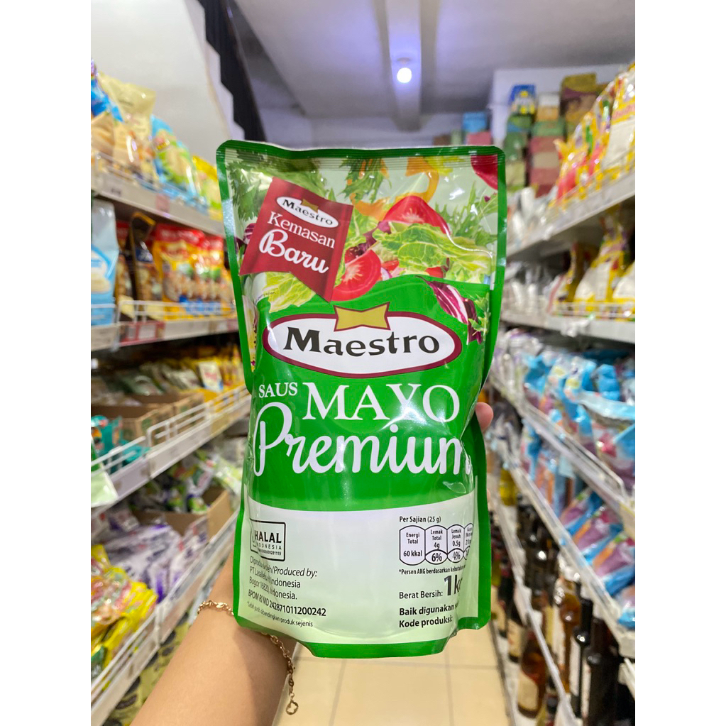 

Maestro Mayonaise 1Kg (Kemasan Baru)