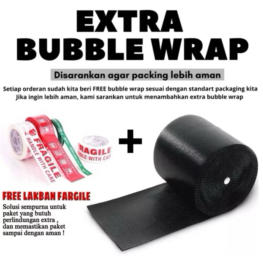 

Jual Extra Packing Bubble Warp + Flagile Tambahan Extra Packing Perlindung Paket Agar Paket Lebih Aman Dalam Perjalanan Sampai Tujuan Dengan Selamat