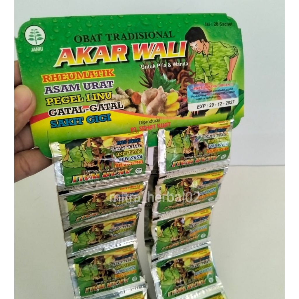 

COD jamu kapsul AKAR WALI Original [grosir]