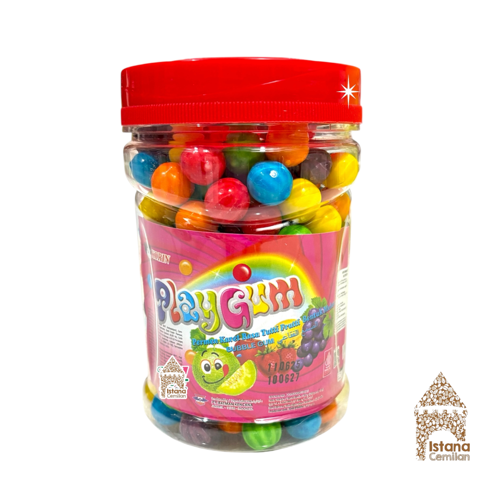 

Korin Playgum Bubble Gum / Permen Karet Jadul Toples (isi 200 pcs)