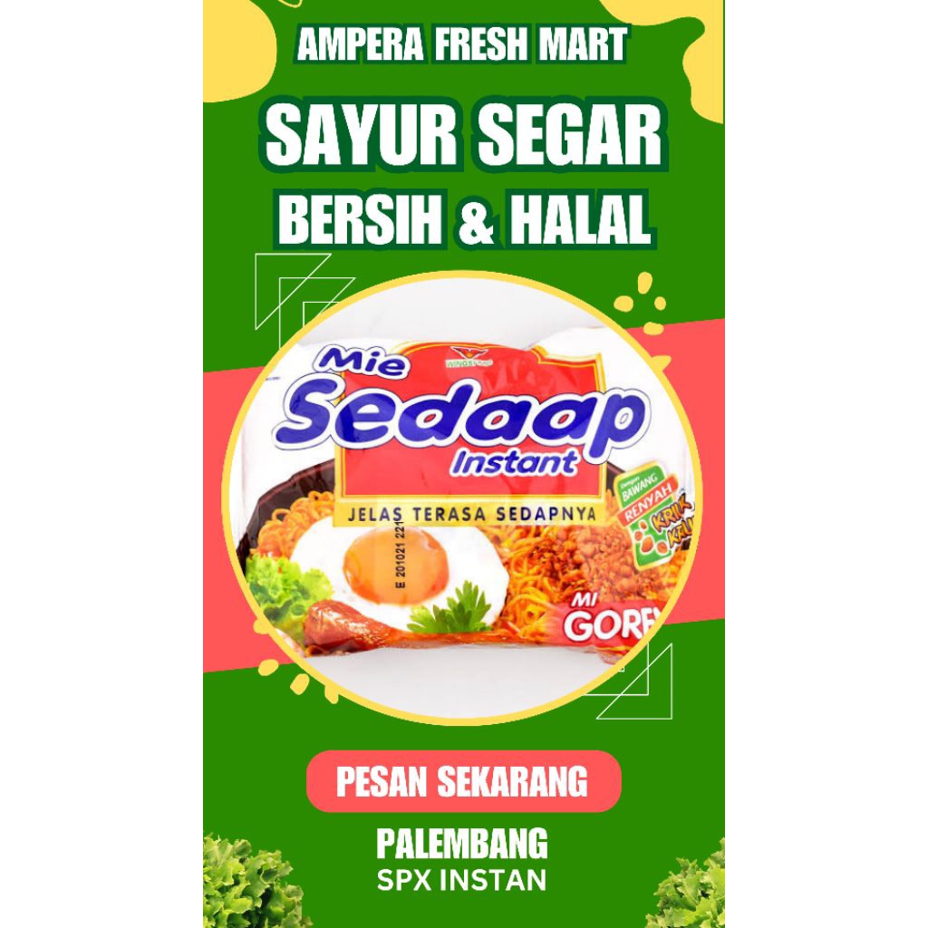 

MIE SEDAP GORENG - INSTAN PALEMBANG