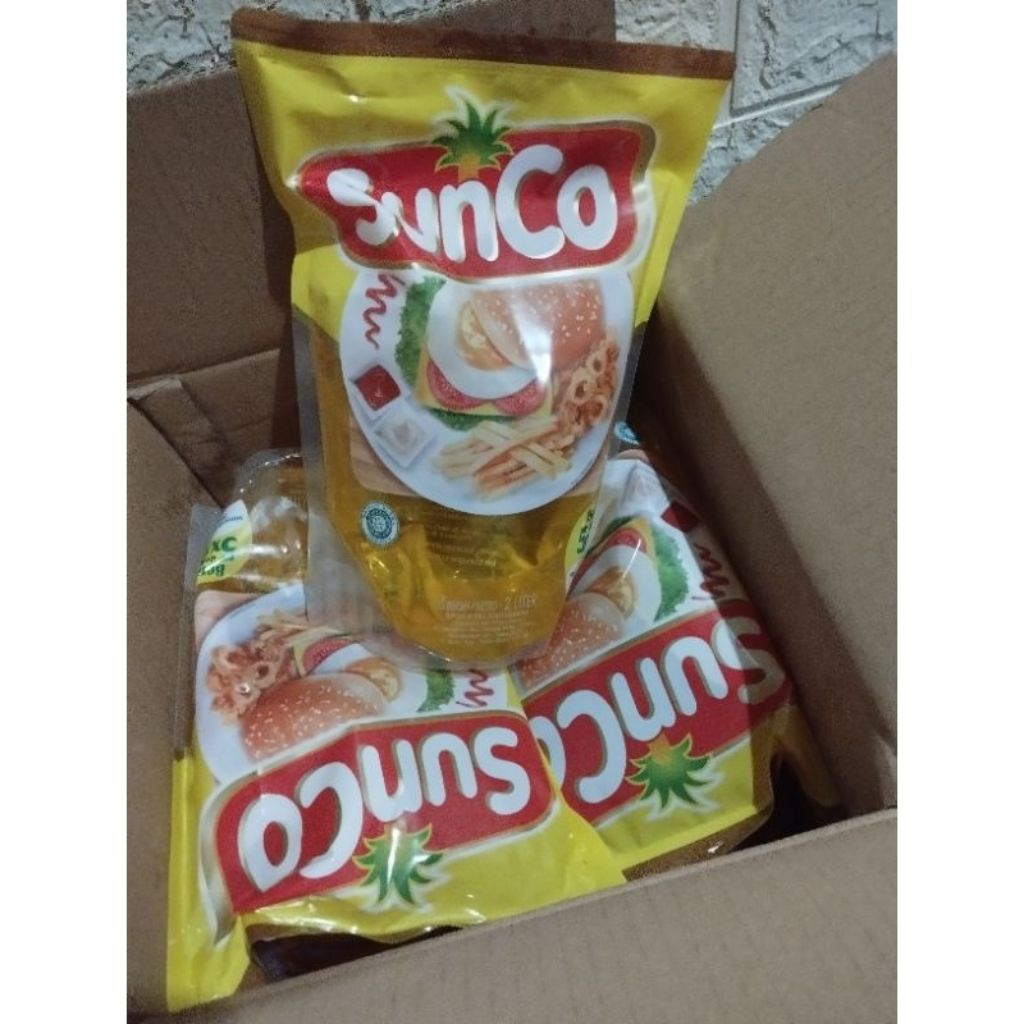 

Minyak goreng 2L sunco