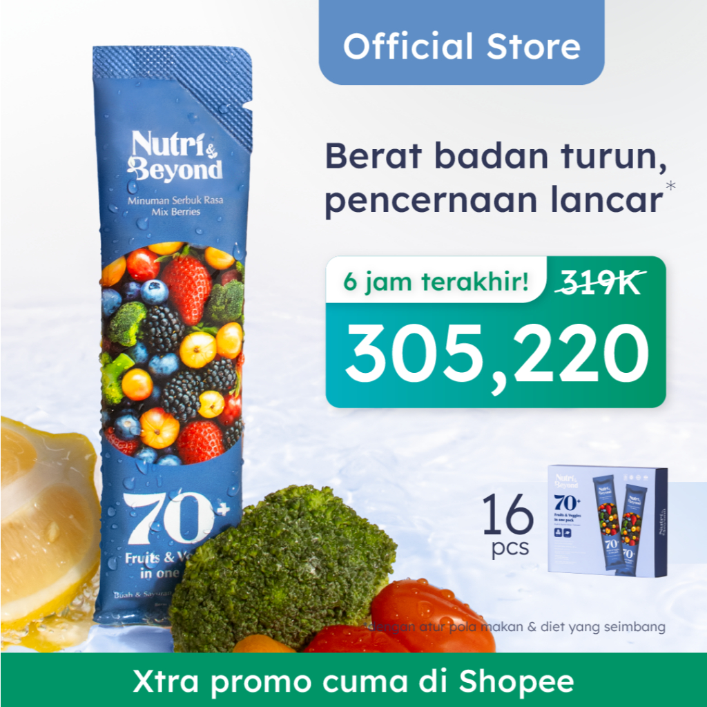 

darmavanss - nutri & beyond fiber drink minuman serat mixberry buah & sayur sehat