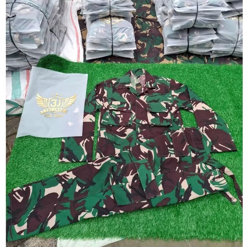 BAJU PDL VELBED TRIJAYA 999 WARNA TERANG.