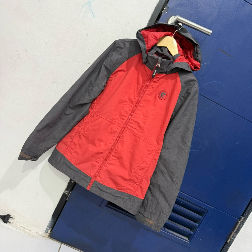 preloved jaket outdoor hoodie anak Nepa sz 140 8-10 tahun