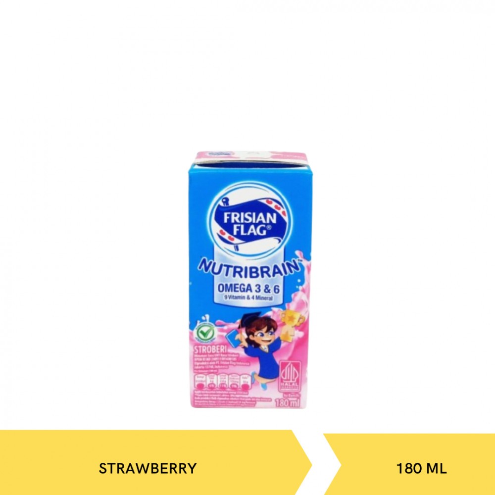 

Susu Frisian Flag Nutribrain 180ml / 180 ml UHT 1 pcs Rasa