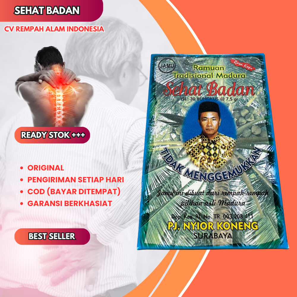 

Jamu Sehat Badan Ramuan Tradisional Madura 30 Sachet