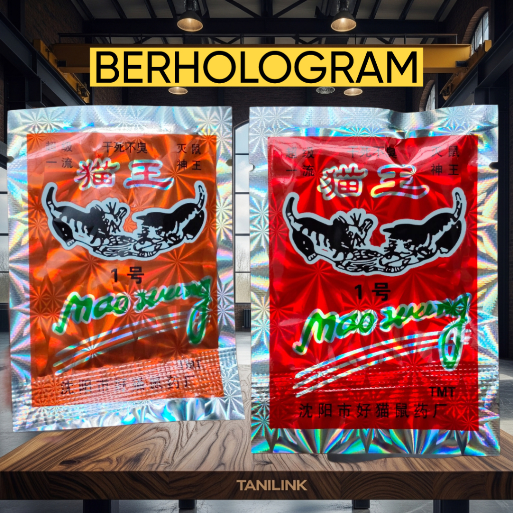RACUN TIKUS MAOWANG MERAH ORANGE BERAS JAMINAN AMPUH/ Racun Tikus Maowang Hologram