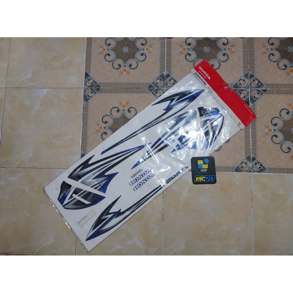 Striping original honda tiger 2000 old kcj 2005 biru