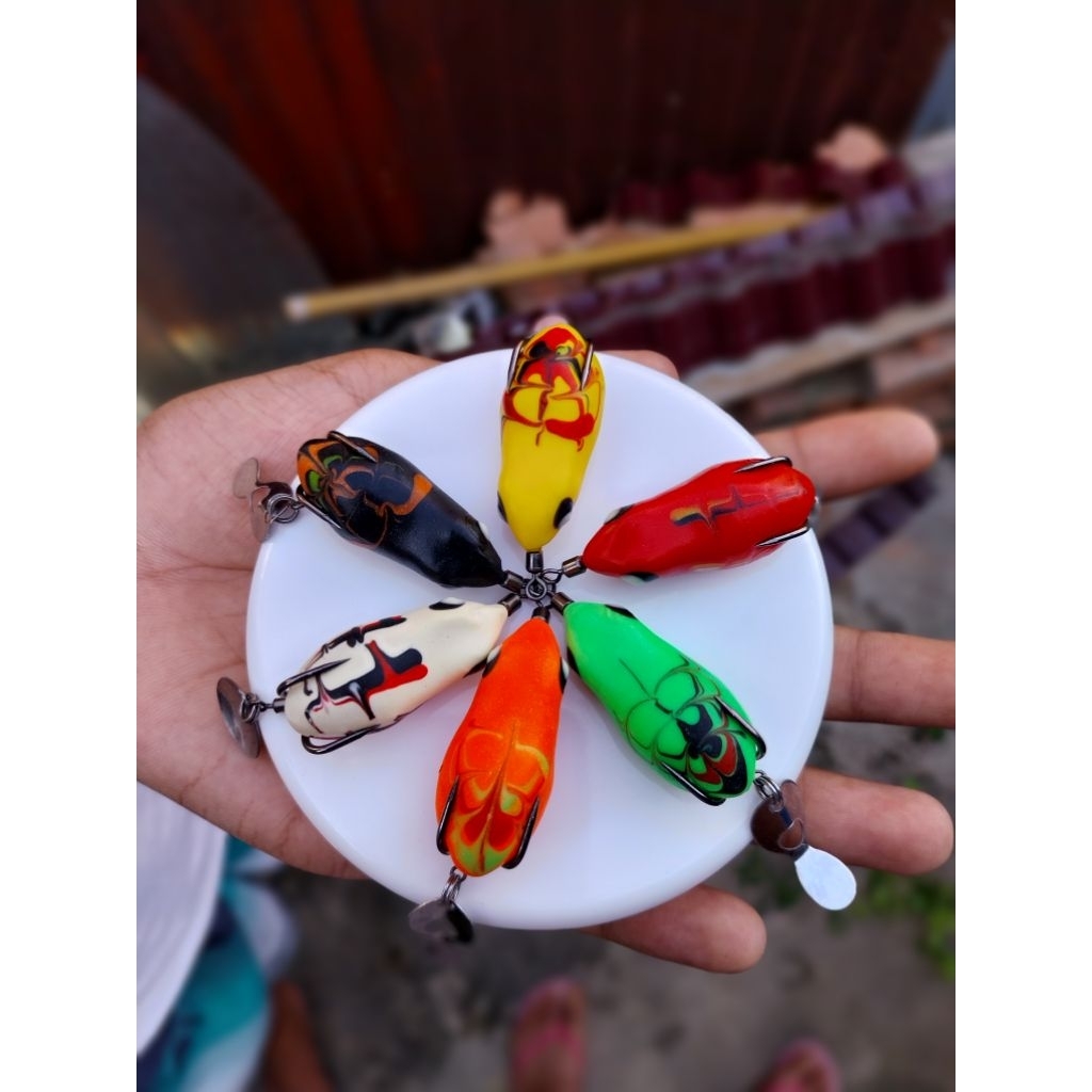 sofrog top water dan berisik // umpan casting gabus dam toman