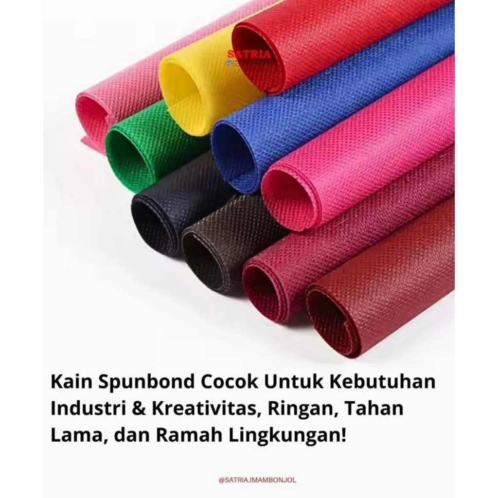 KAIN SPUNBOND PP 75 METERAN / KAIN FURING / BAHAN KERAJINAN TANGAN / KAIN SPUNBOND