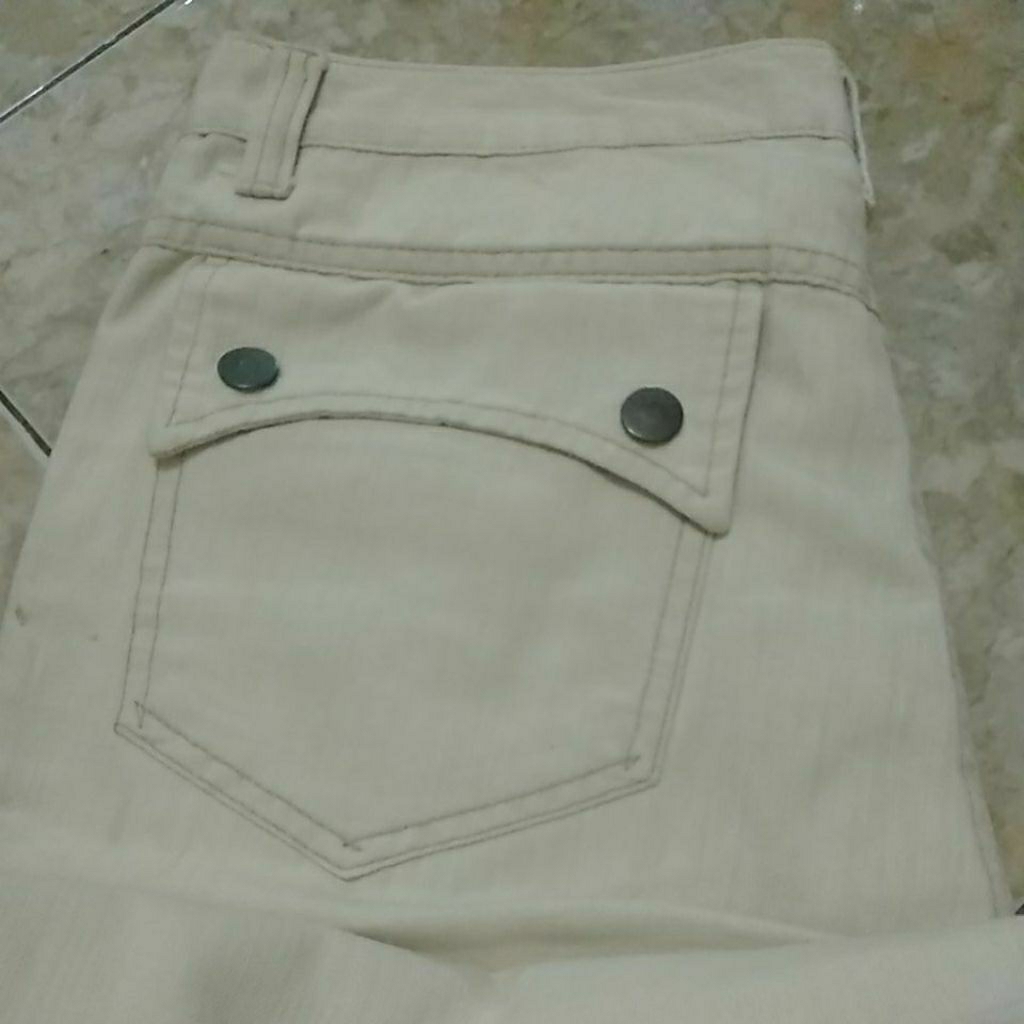 celana panjang cream
