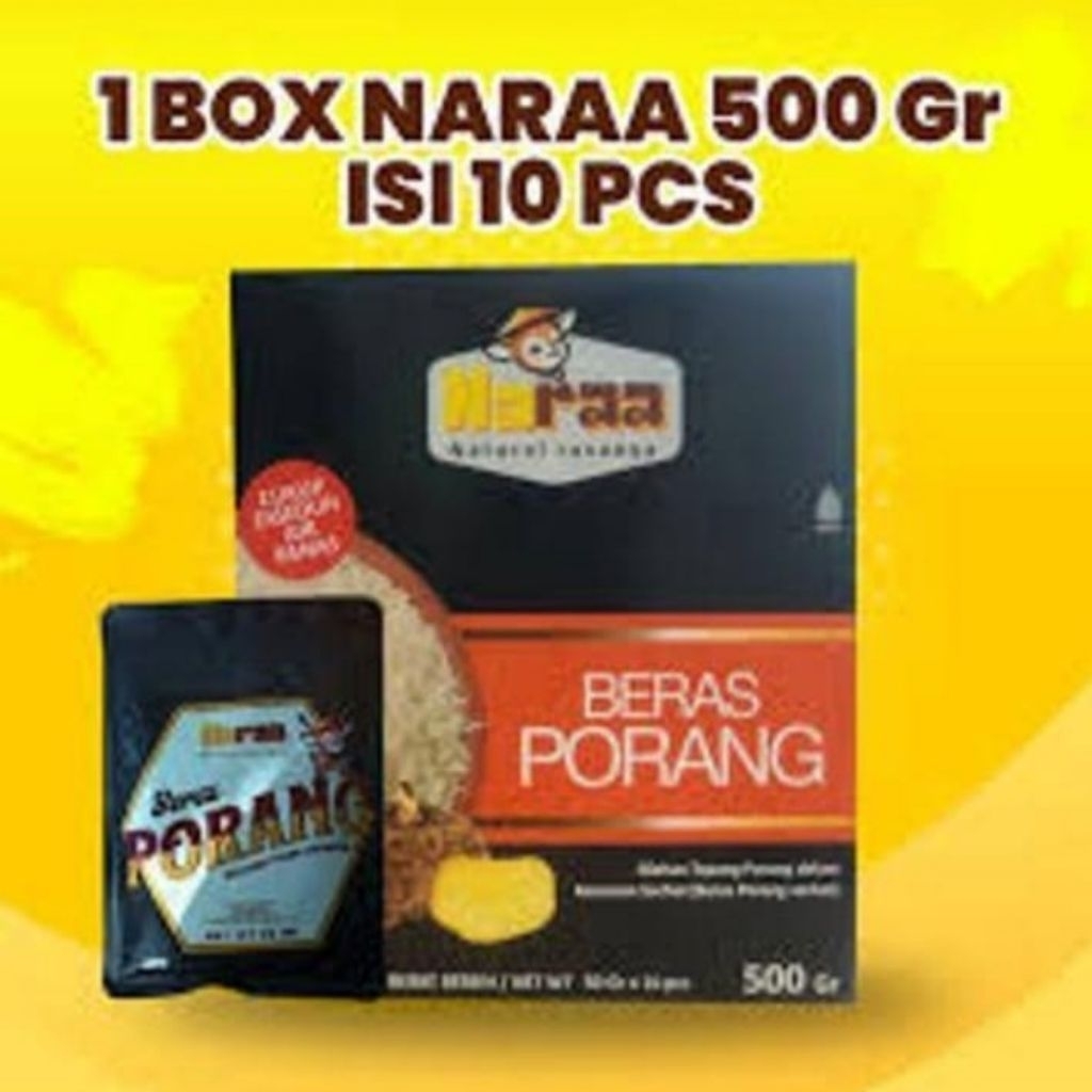 

[BPOM] Naraa Beras Porang/ Konjac Rice 500gr | Cukup diseduh air mendidih, bekal camping