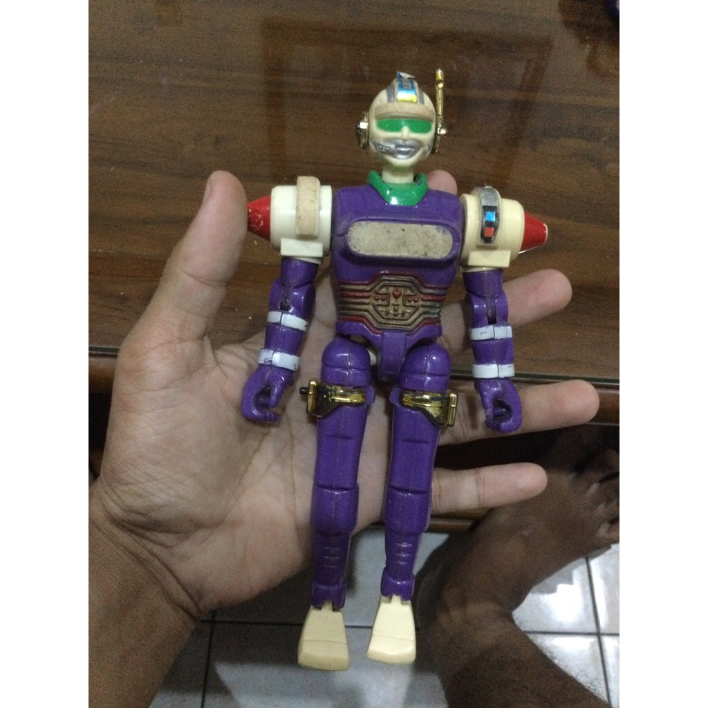 blue senturion power ranger no brand kondisi sesuai foto