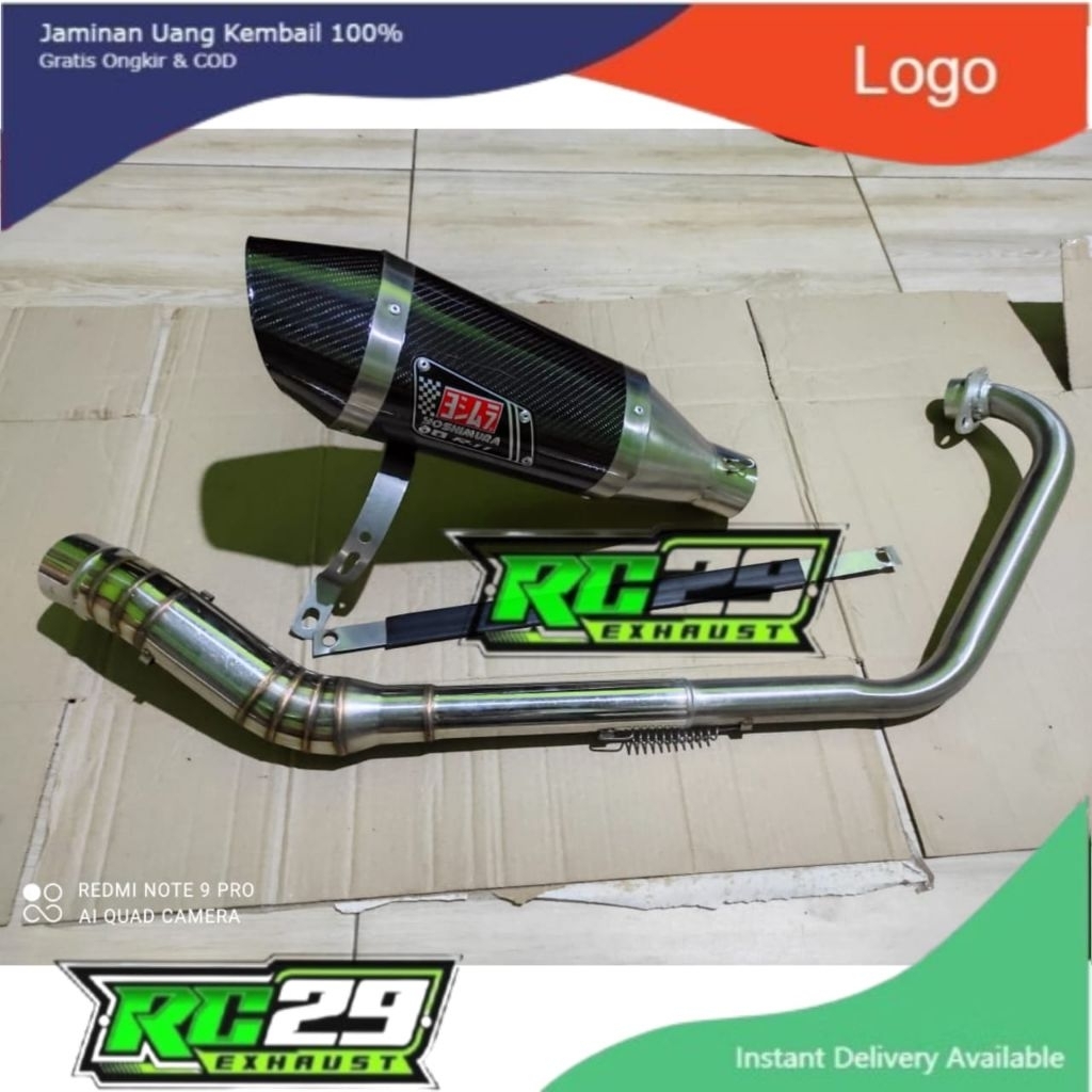Knalpot ekzos FZ150I racing motorsikal fz150i Vixion racing new vixion FZ150i