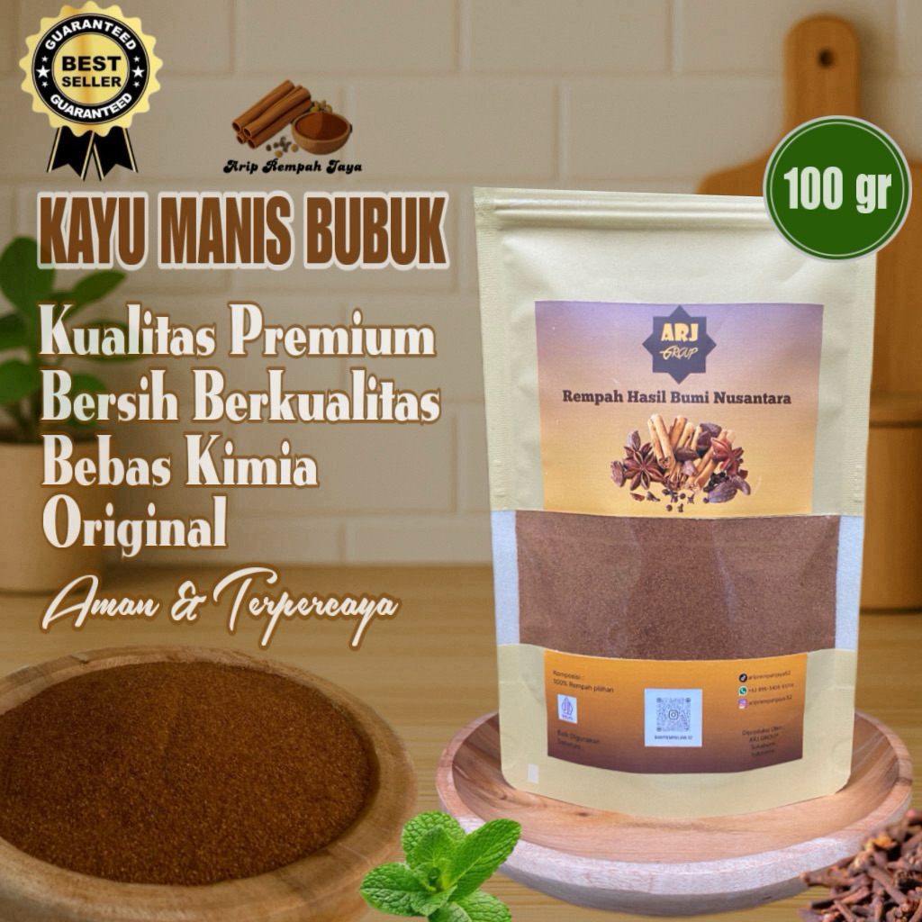 

Kayu Manis Bubuk || Kayu Manis Bubuk 100 gram
