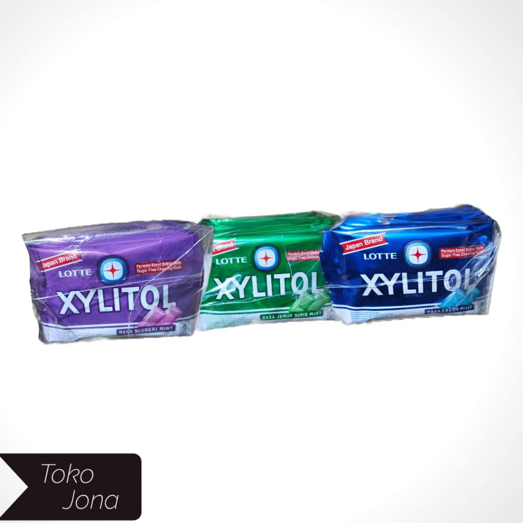 

Permen Karet Xylitol Permen Karet bebas gula renceng isi 10 pcs